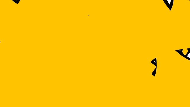 2D yellow stars transition
