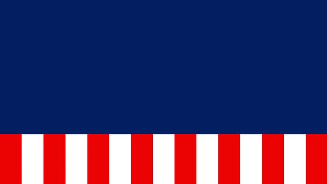 American flag up video motion simple minimalist advertise suitable to your usa, display, visual, brand, usa day, america day, made in usa, template, marketing, cartoon, mascot, and more