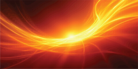 Abstract background featuring glowing golden light trails and dynamic energy ripples abstract background artistic illustration intensity wallpaper electric © RoyhanaFatema
