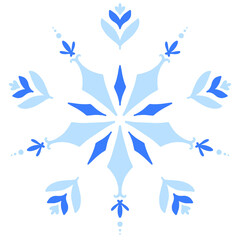 Naklejka premium Snow flake christmast winter