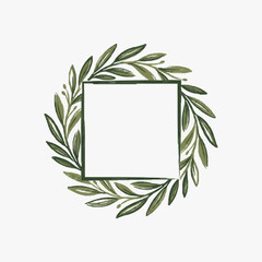 Minimalist line art illustration of a monstera plant. © Xasia