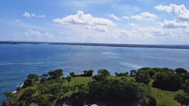 Hill domba ntb Indonesian view of the lake