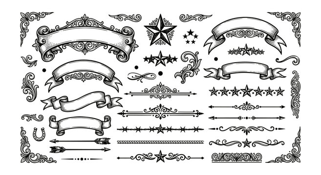 banner of western element