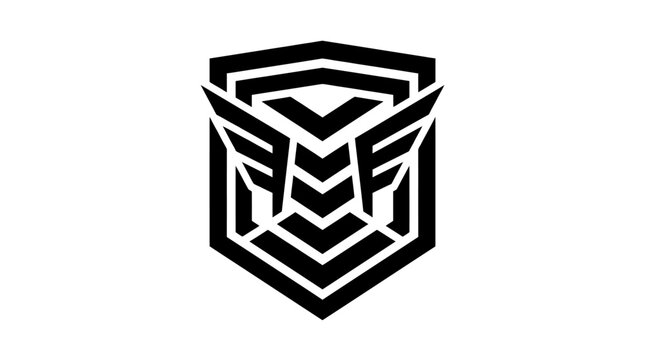 Transformers Robot Face Logo Design.