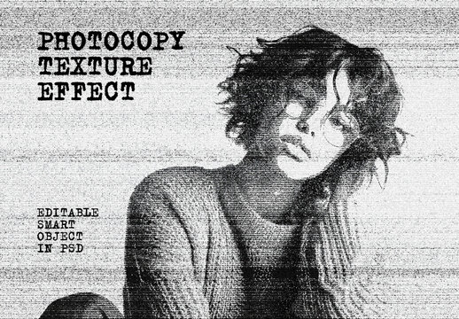 Photocopy Texture Effect