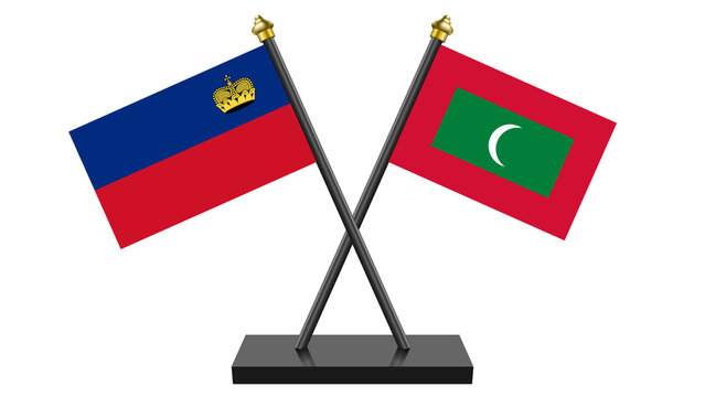 Flag of Maldives and Liechtenstein