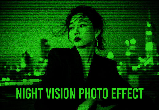 Night Vision Photo Effect
