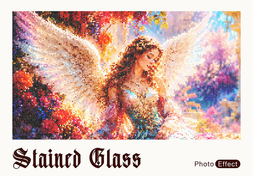 Stained Glass Photo Effect