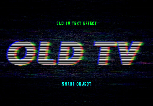 Old Tv Text Effect