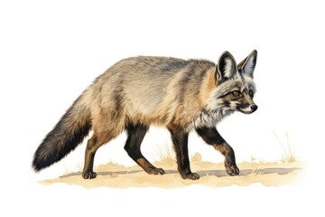 Naklejka premium Fox wildlife animal mammal.