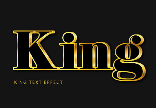 King Text Effect