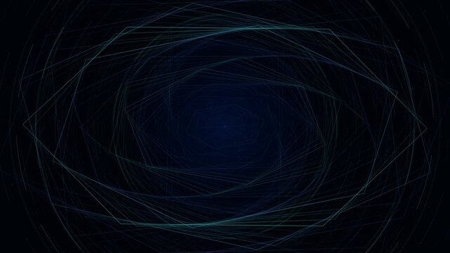 Cyber Depth Clean Technology Animation - Deep Digital Minimal Background 4K Seamless Loop