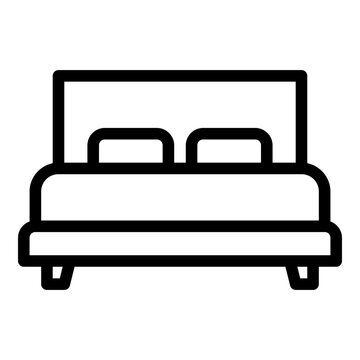 bed line icon