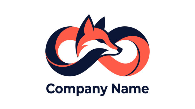 Fox Logo Company Symbol.