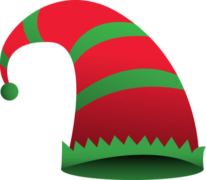 Christmas Elf Hat Illustration