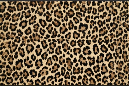 Close-up of a brown and black spotted animal print, mimicking natural camouflage