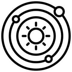 Solar System Icon © ali