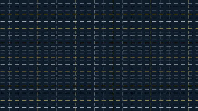 Abstract digital grid motion background, with pulsing geometric, lines and data, patterns technology