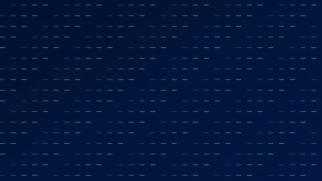 Abstract digital rain background, seamless motion with falling blue light particles and data stream effect for technology presentations