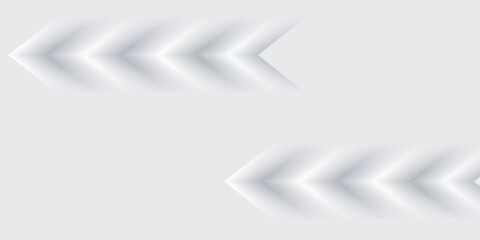 Abstract white and grey arrows futuristic technology background concept high-speed movement. Dynamic motion hi tech digital arrows and stripes. 3D vector illustration © fira