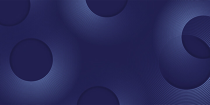 Abstract blue background with blue glowing diagonal geometric lines. Modern shiny blue rounded rectangle lines pattern. Minimalist graphic design. Futuristic technology concept