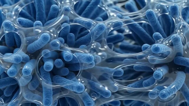 Bacterial biofilm matrix extrusion and extracellular polymeric substance slime