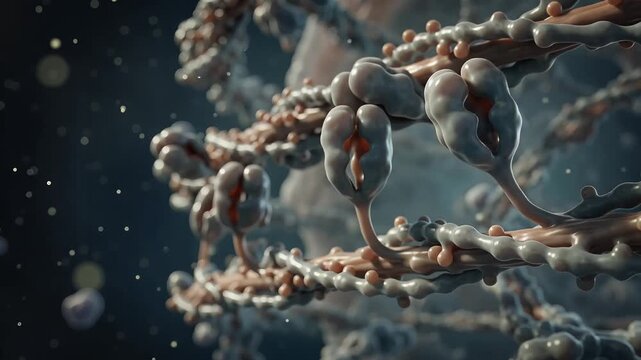 Sarcomere cross bridge rhythmic detachment and biological muscle fatigue