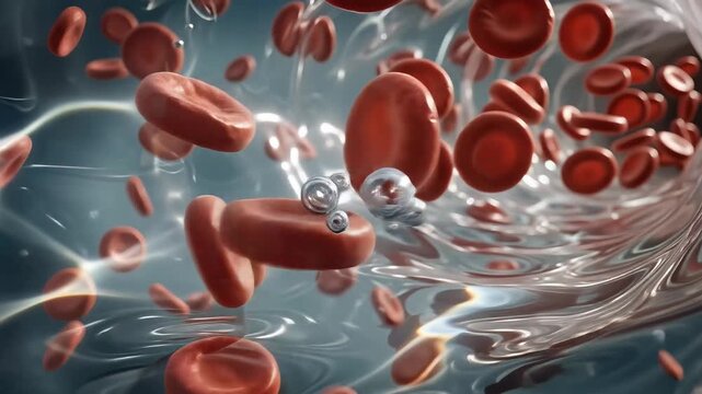 Carbon dioxide plasma dissolution and erythrocyte blood flow waste elimination
