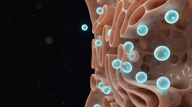 Continuous endoplasmic reticulum protein secretion and intracellular vesicle transport