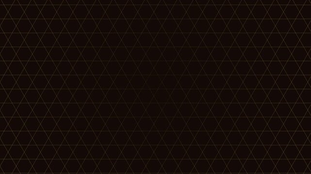 Minimalist gold geometric triangle grid pattern background, abstract luxury motion