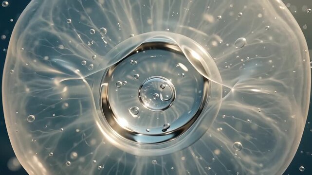 Cell membrane pinocytosis droplet capture and extracellular fluid vesicle