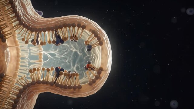 Cellular membrane invagination and endocytosis receptor internalization