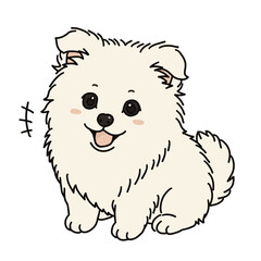 Fototapeta premium happy puppy(1)
