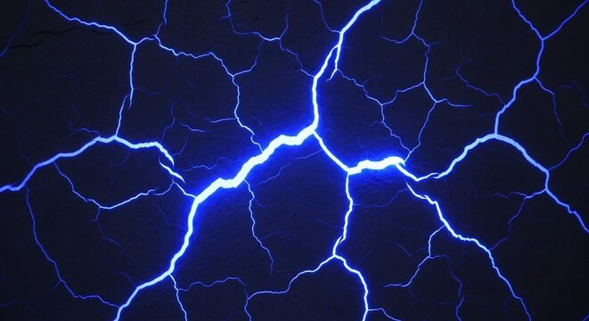 Electric lightning bolt illustration