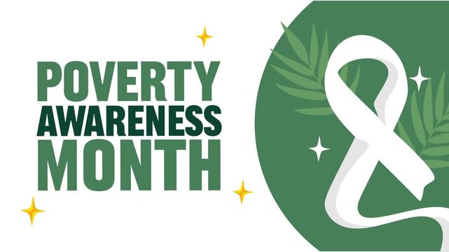 Poverty Awareness Month for improved community well-being