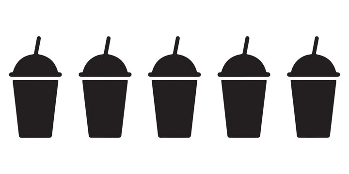 Various alcoholic and non alcoholic drinks icons including beer glass wine bottle cocktails and coffee cup set.