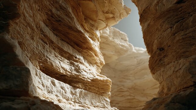 surreal apple pastila canyon with layered texture and cinematic sunlight