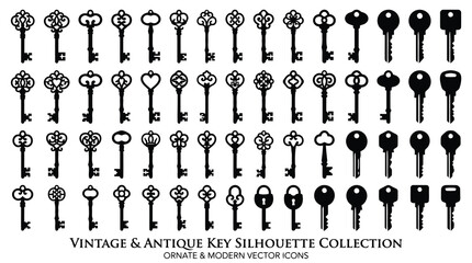 Vintage antique old keys collection © MohammadMasud