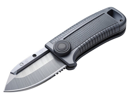 Automatic Knife with Black Handle