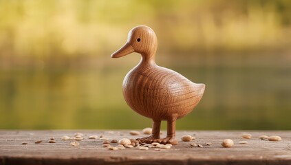 Fototapeta premium A duck shape
