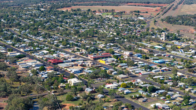 The central western Queensland  town of charleville.