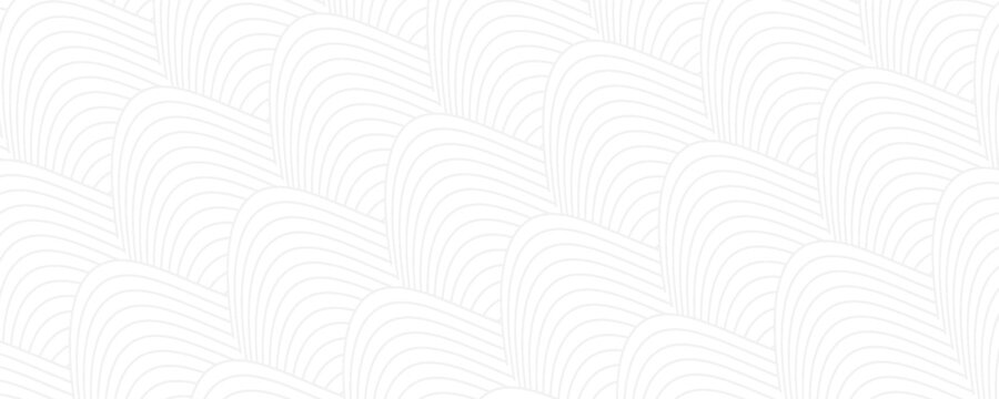 Blue water wave line pattern background. Vector illustration. Japanese style concept