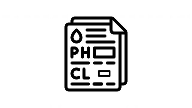 water minimalist stroke animation