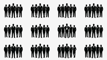 Professional Business Team Portrait Group. © Raden