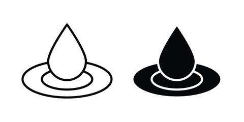 Fototapeta premium Essentials oil drop icon