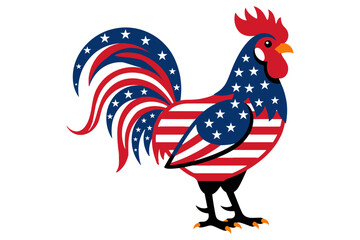 rooster, graphic, mascot, patriotic, pride, team, colours, proud, bold, brave, courage, signs, tournament, revolution, july, identity, fan, drawing, artistic, spirit, crowd, glory, independence, ribbo © Israt Jahan