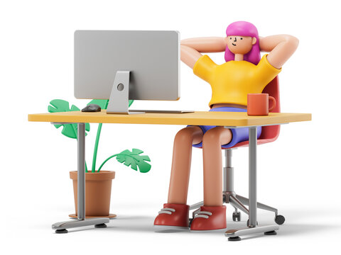 Workplace relaxation, office downtime, professional break
