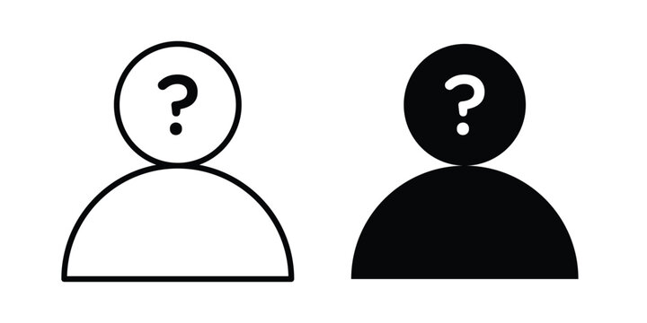 unknown person icon