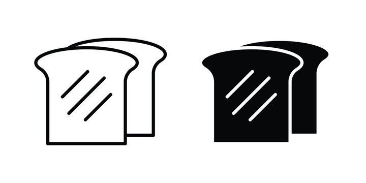 Breakfast bread icon