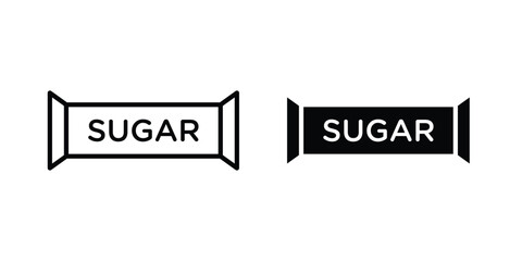Fototapeta premium Sugar stick icon